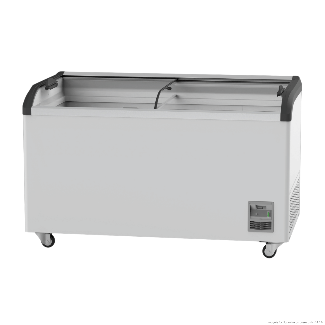 Thermaster Heavy Duty Supermarket Glass Sliding Lid Freezers 506L - SD-506K