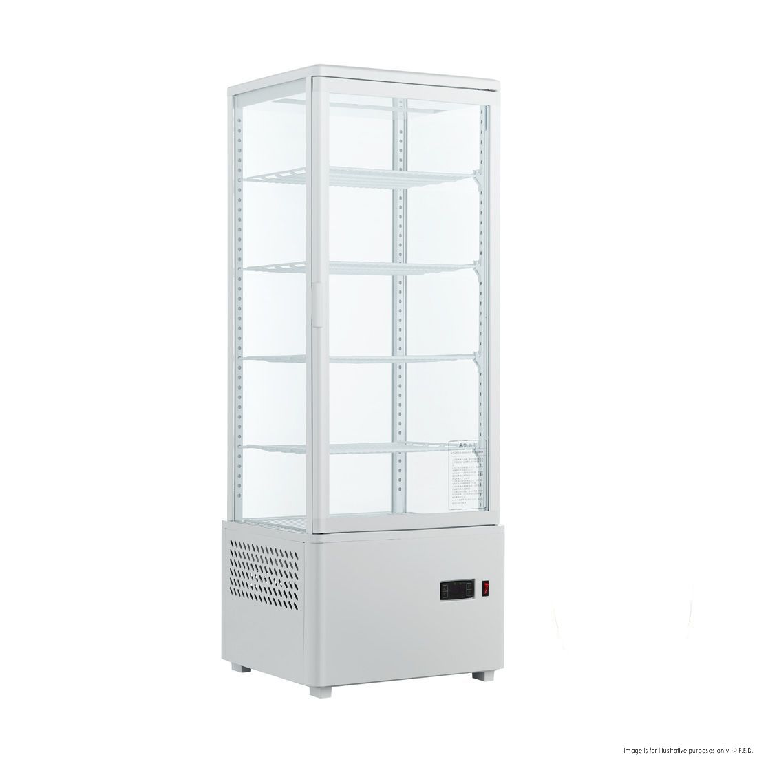 Thermaster Four Sided Countertop Display Fridge - TCBD108L