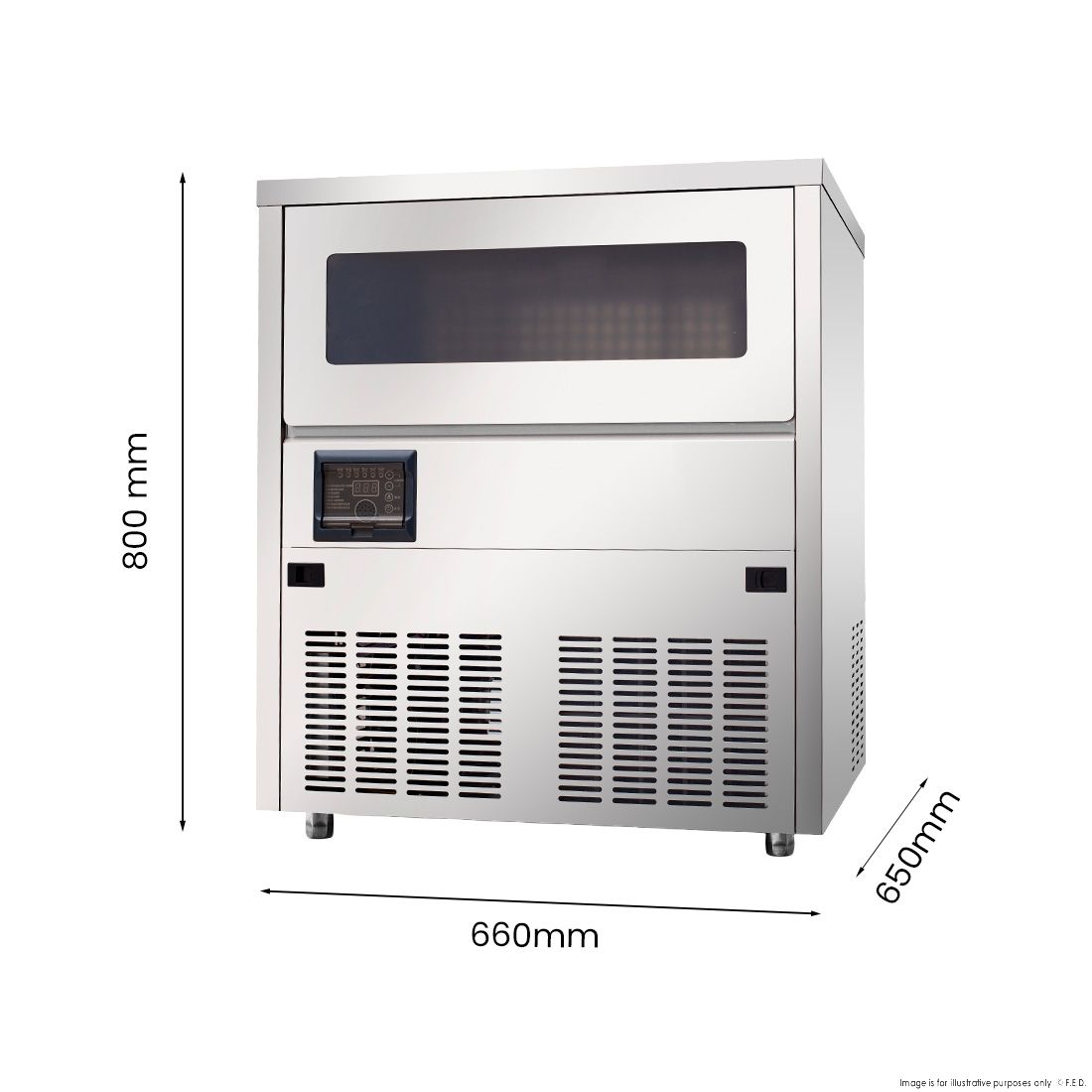 Blizzard Under Bench Ice Maker Air Cooled - SN-81B