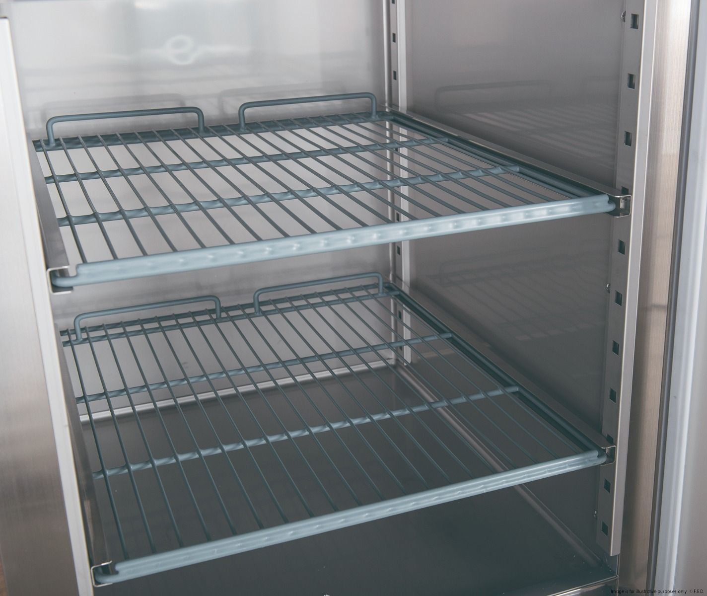 FED-X Stainless Steel Full Glass Door Upright Fridge - XURC600G1V