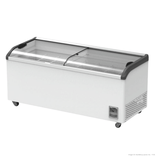 Thermaster Heavy Duty Supermarket Glass Sliding Lid Freezers 666L - SD-666K