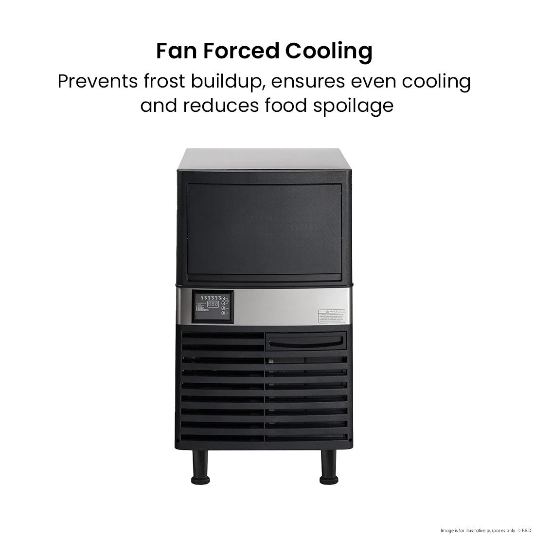 Blizzard Under Bench Ice Maker Air Cooled - SN-80P