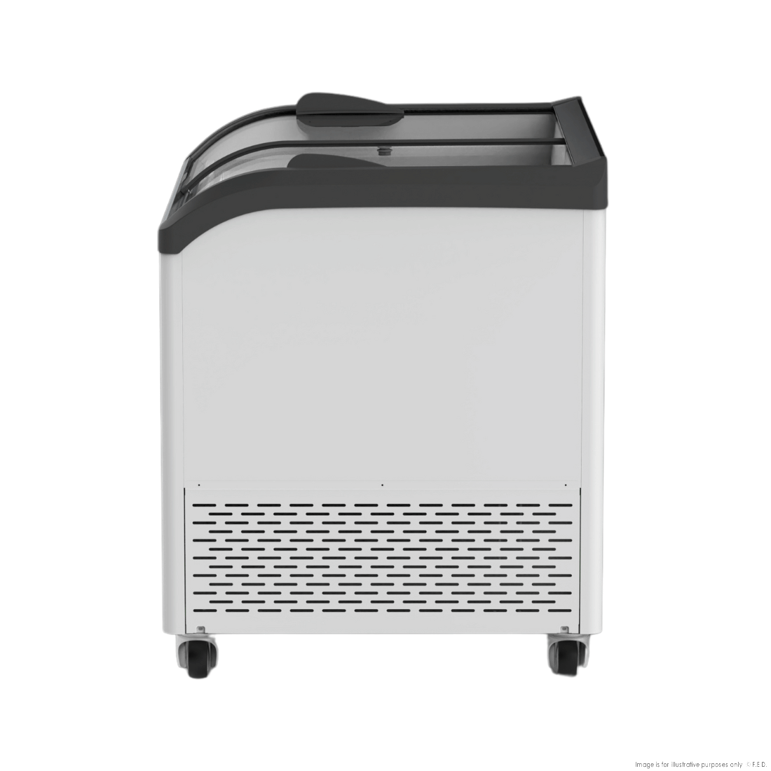 Thermaster Heavy Duty Supermarket Glass Sliding Lid Freezers 306L - SD-306K