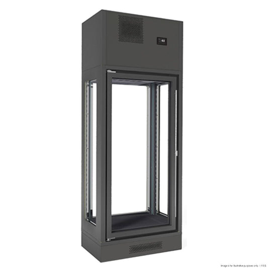 Fagor Single Zone 1 Door Black Wall-Mounted Wine Cellar FWC-2601-1WB