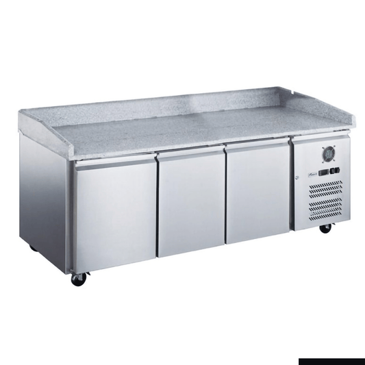 FED-X Three Door Standard Saladette On Castors - XPZ3600TN