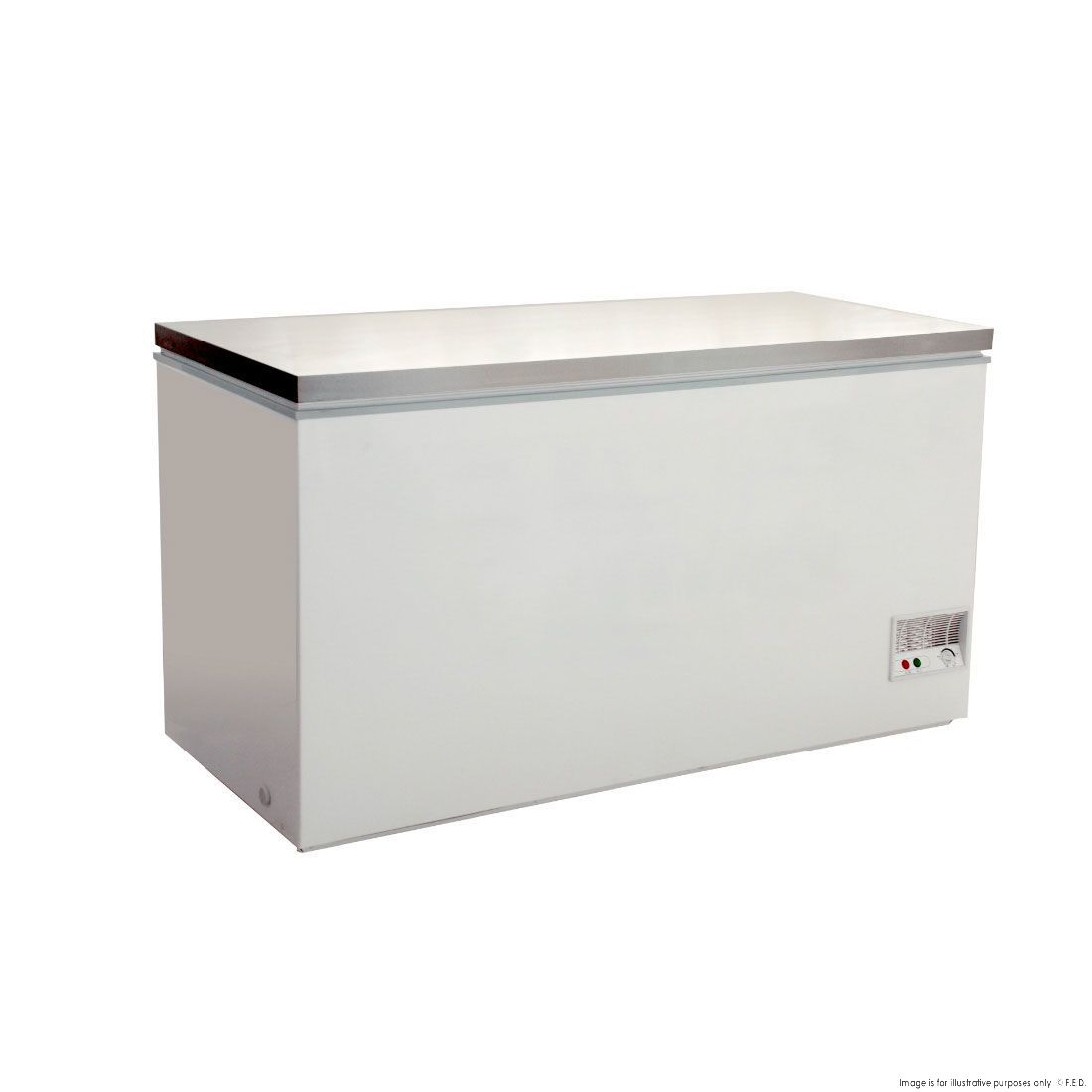 Thermaster Chest Freezer With Stainless Steel Lid BD598F