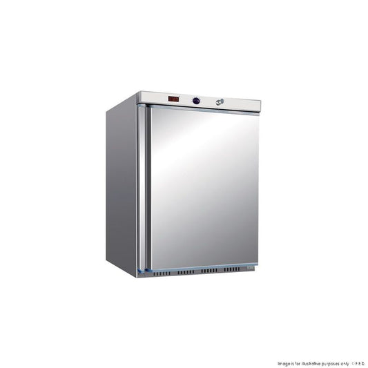 Thermaster Stainless Steel Solid Door Upright Static Fridge - HR200 S/S