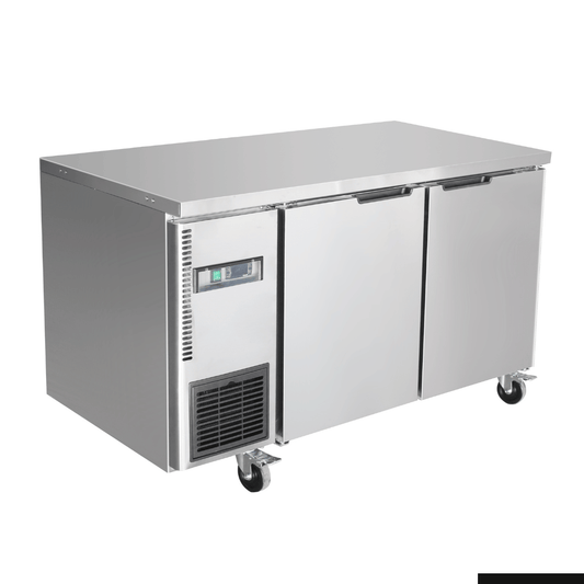 Thermaster Stainless Steel Double Door Workbench Fridge - TL1200TN