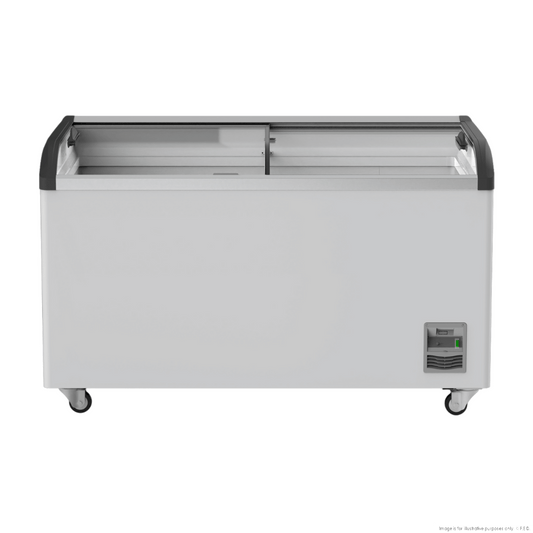 Thermaster Heavy Duty Supermarket Glass Sliding Lid Freezers 506L - SD-506K