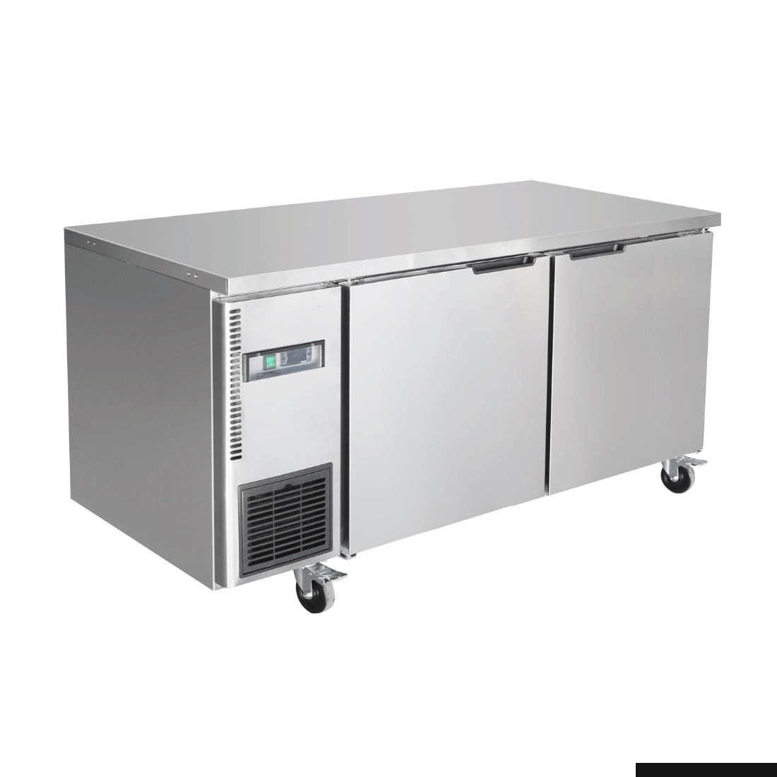 Thermaster Stainless Steel Double Door Workbench Fridge - TS1500TN