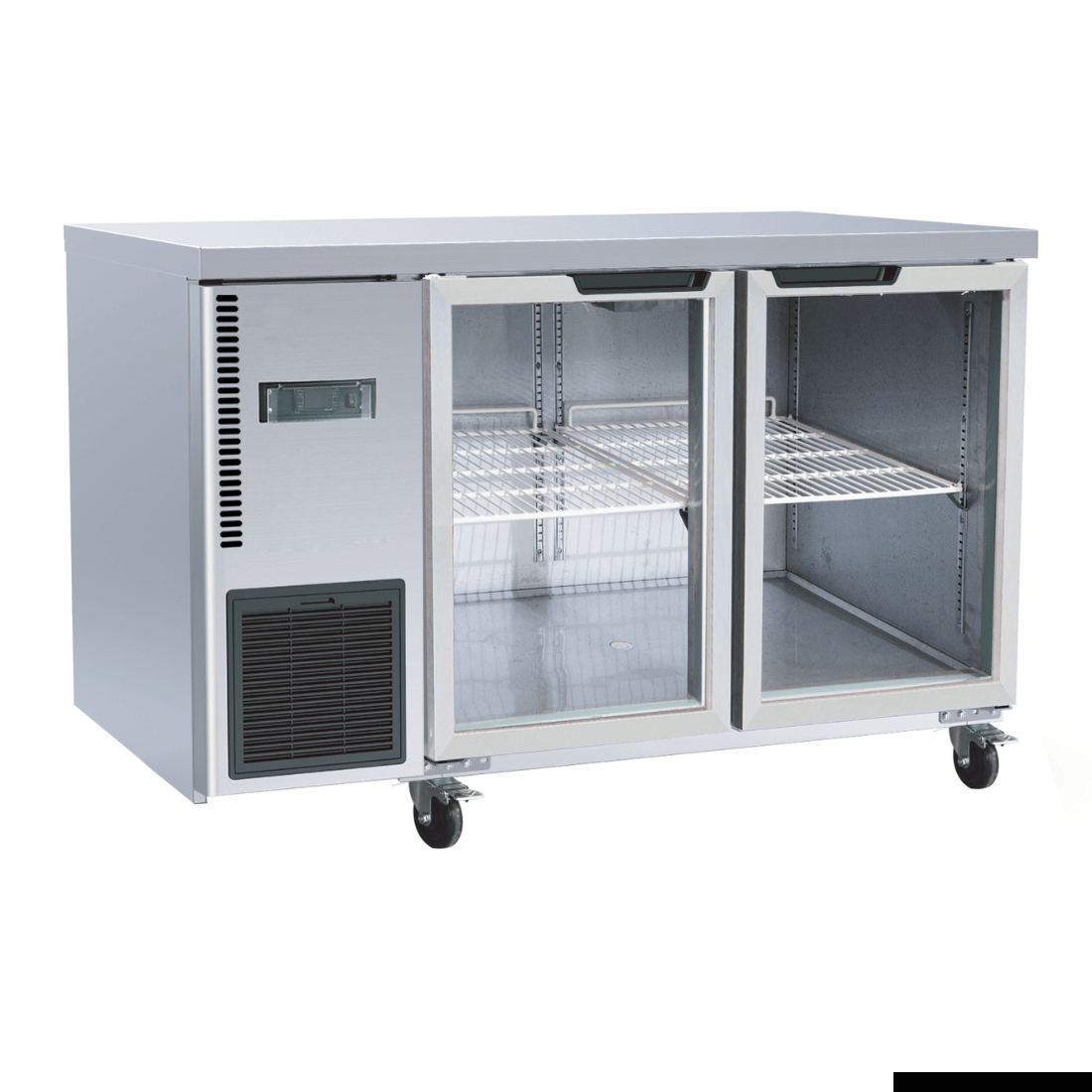 Thermaster Double Glass Door Workbench Fridge - TL1200TNG