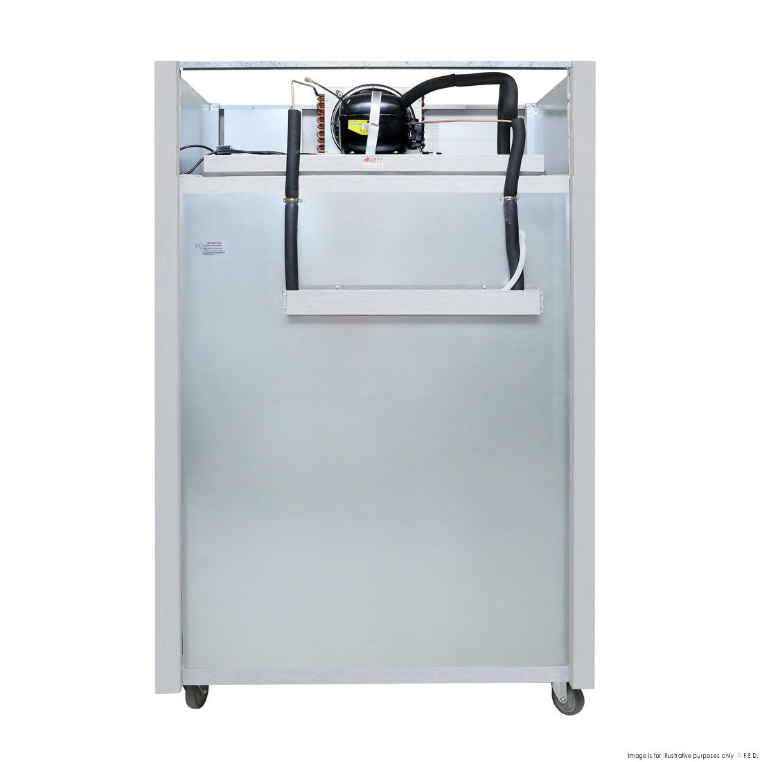 Thermaster Double Door Upright Display Fridge - SUCG1000