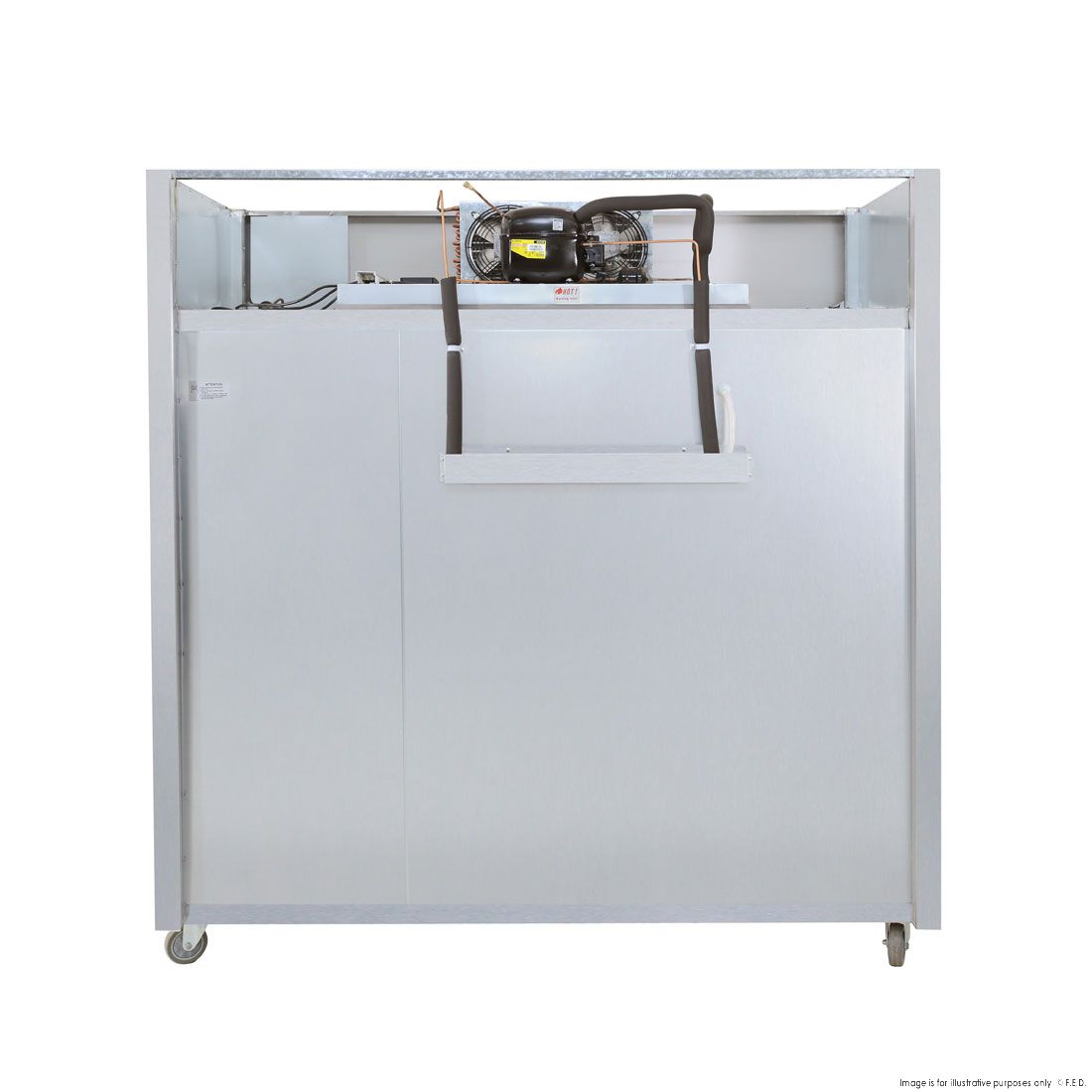 Thermaster 3 Door Stainless Steel Fridge 1500L - SUC1500
