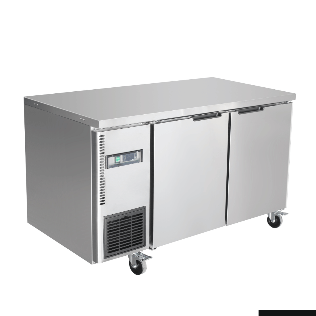 Thermaster Stainless Steel Double Door Workbench Fridge - TS1200TN